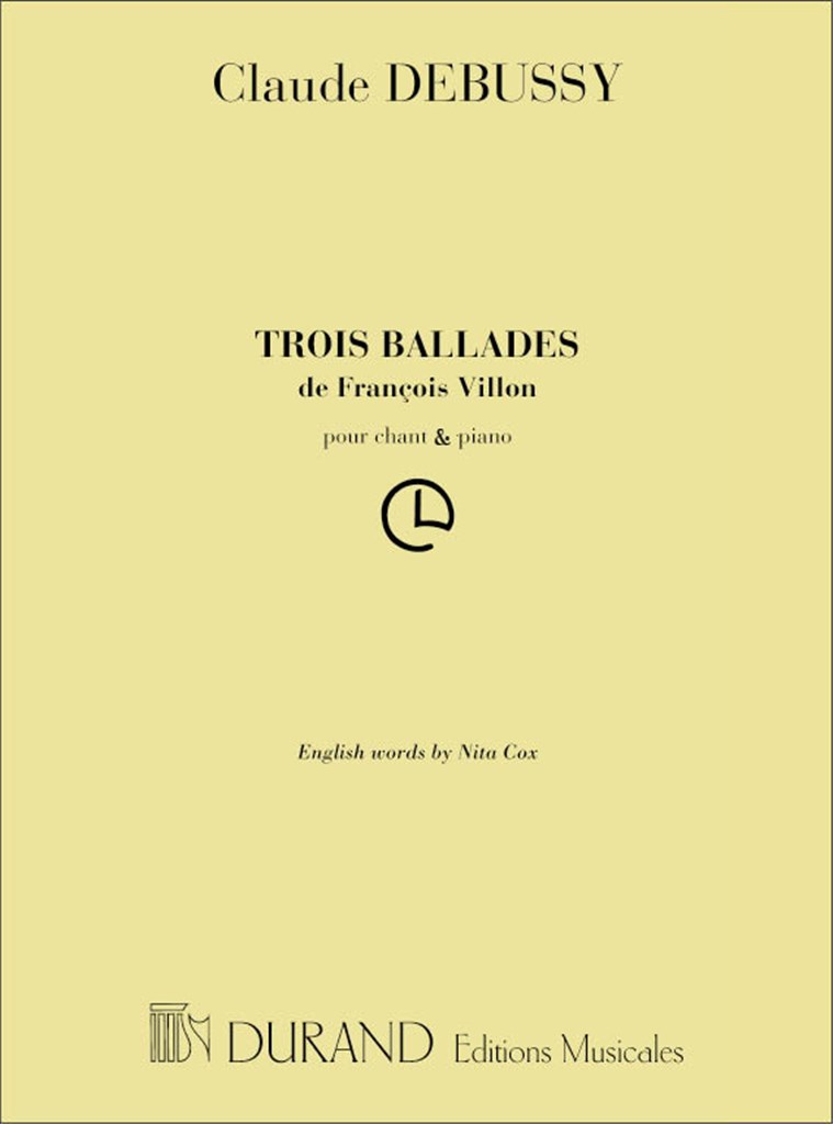 Trois Ballades de François Villon